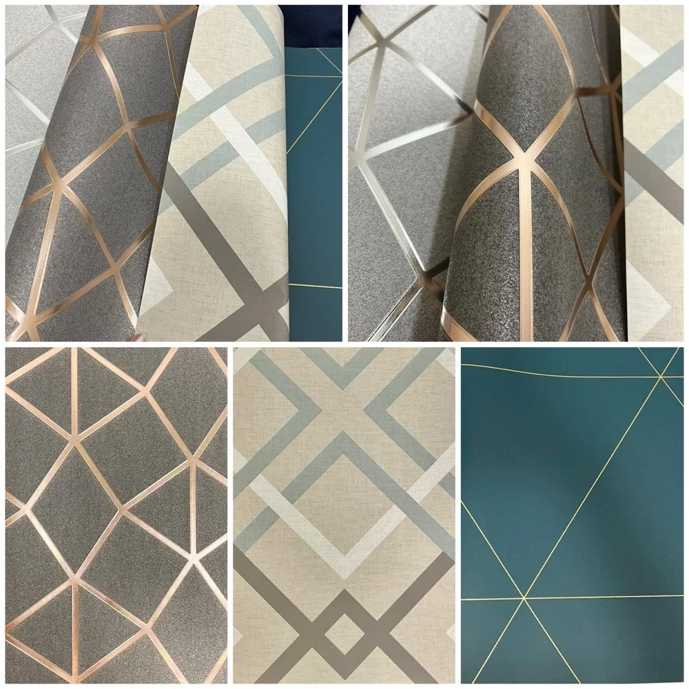 37 Large Multicolor Geometric Patterned Quality Arts & Crafts Wallpaper Sheets